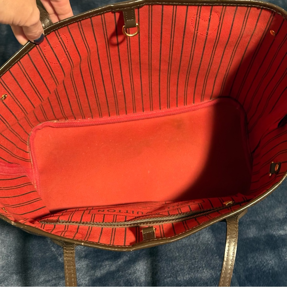 Louis Vuitton Neverfull MM in Damier Ebene with new insert - Picture 15 of 16